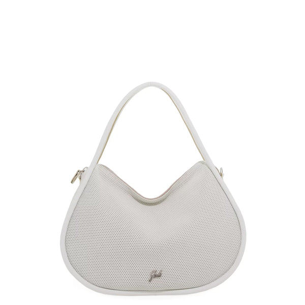 Gabs - borsa a mano selin s traforata bianco ottico - g010070t1x2 | Italystation.com - Shop Now at italystation.com