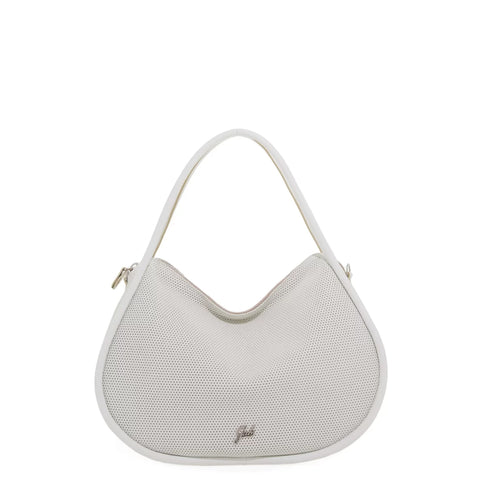 Gabs - borsa a mano selin s traforata bianco ottico - g010070t1x2 | Italystation.com - Shop Now at italystation.com