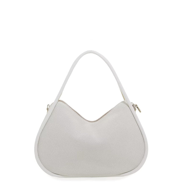 Gabs - borsa a mano selin s traforata bianco ottico - g010070t1x2 | Italystation.com - Shop Now at italystation.com