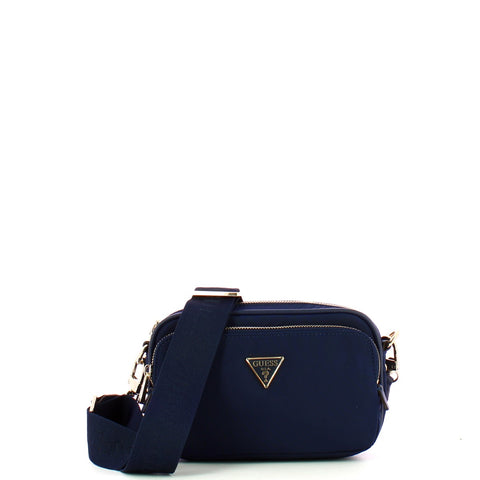Guess - eco gemma navy crossbody bag - hweyg839572 - navy | Italystation.com - Shop Now at italystation.com