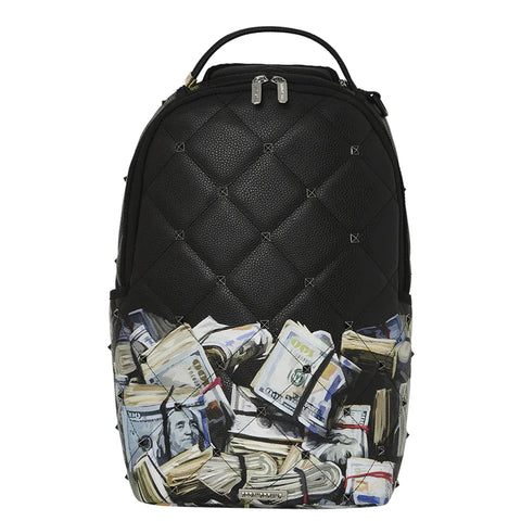 Sprayground - Zaino Quilted Money Stash Studded Limited Edition - 910B5470NSZ - QUILTED/MONEY