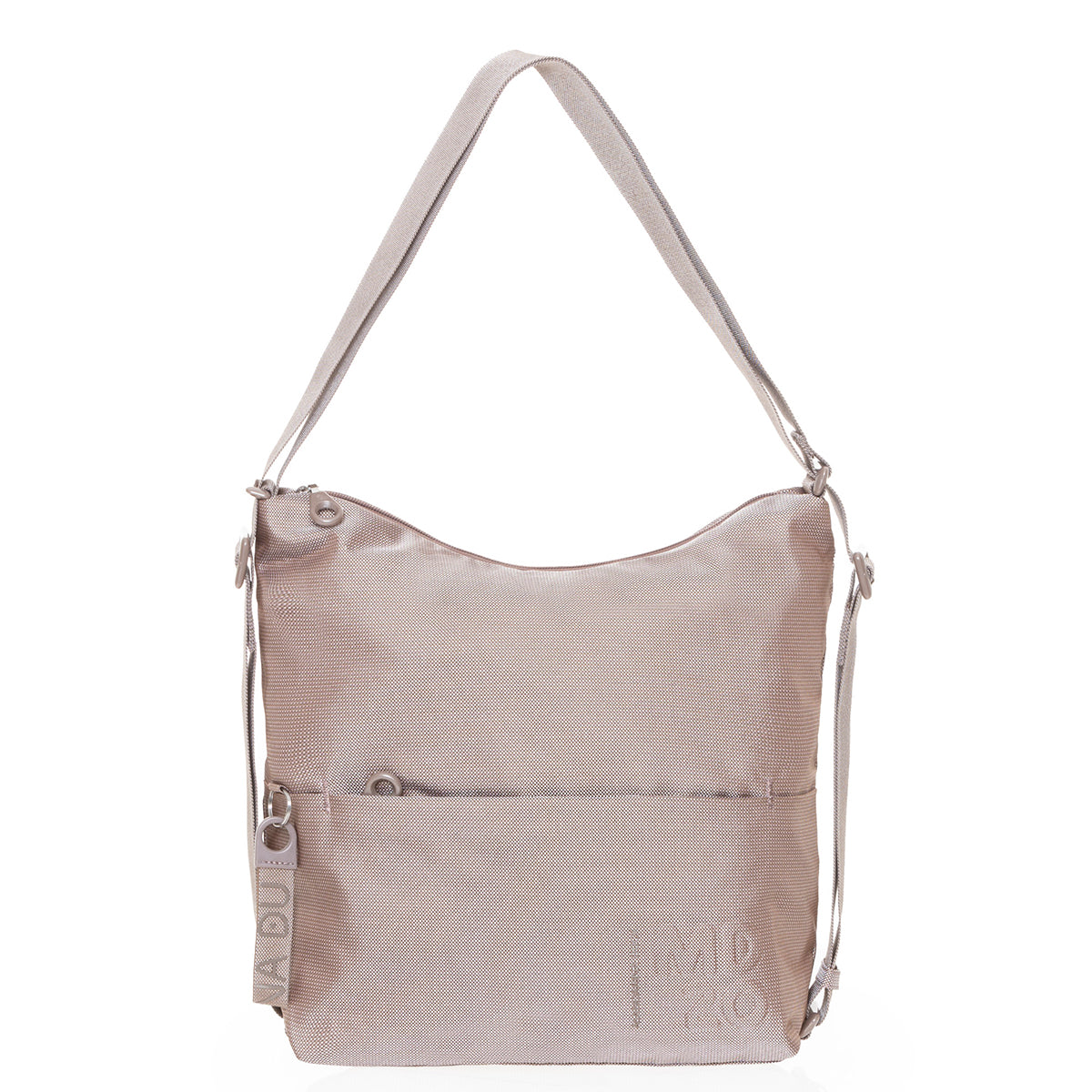 Mandarina Duck - Hobo Bag MD20 Taupe P10QMT38 TAUPE | Italystation.com Shop Now at italystation.com