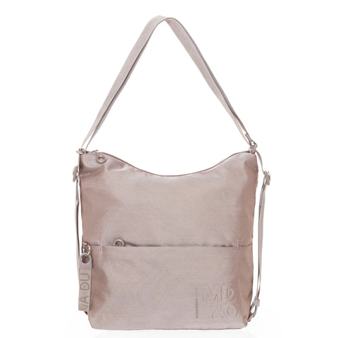 Mandarina Duck - Hobo Bag MD20 Taupe P10QMT38 TAUPE | Italystation.com Shop Now at italystation.com