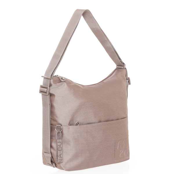 Mandarina Duck - Hobo Bag MD20 Taupe P10QMT38 TAUPE | Italystation.com Shop Now at italystation.com
