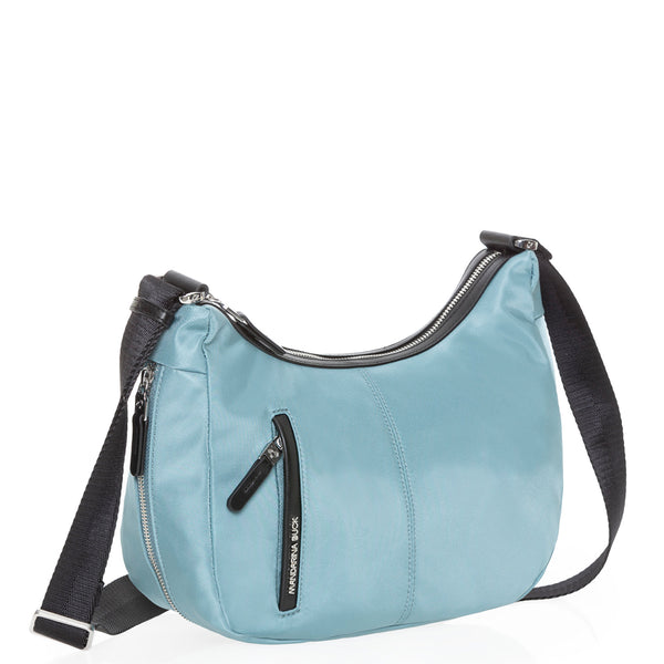 Mandarina duck - borsa a tracolla espandibile hunter smoke blue - p10vct36 - smoke/blue | Italystation.com