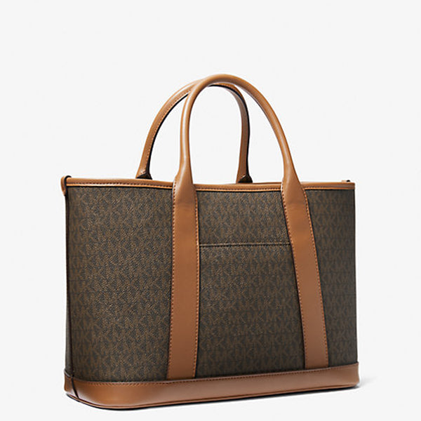 Michael Kors - Borsa a mano Luisa media con logo Brn/Lugg | Italystation.com Shop Now at italystation.com