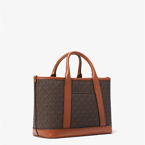 Michael Kors - Borsa a mano Luisa piccola con logo Brn/Lu | Italystation.com Shop Now at italystation.com