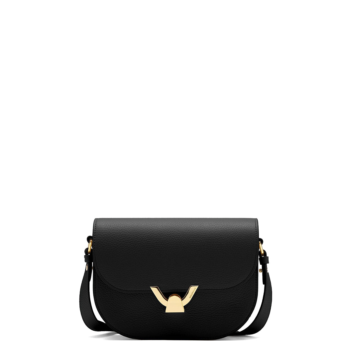 Coccinelle - Dew Small Noir Crossbody Bag QTF150301 NOI | Italystation.com Shop Now at italystation.com