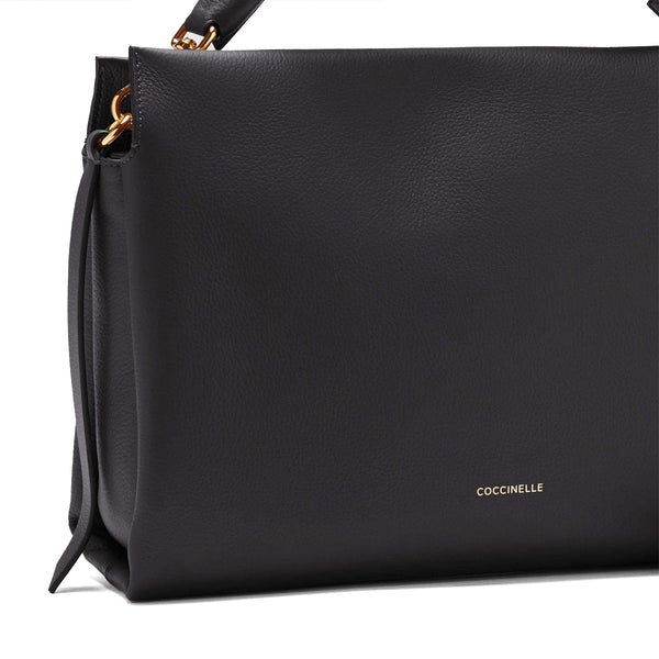 Coccinelle - Boheme Medium Noir Cuir Handbag - M50190201 - NOIR/CUIR