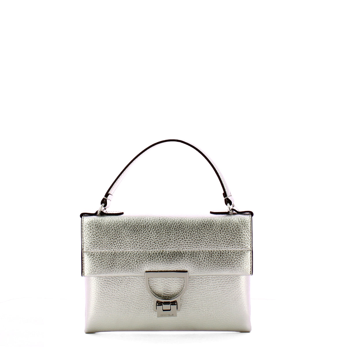 Coccinelle - Arlettis Mignon Silver Pochette MD5190301 | Italystation.com Shop Now at italystation.com