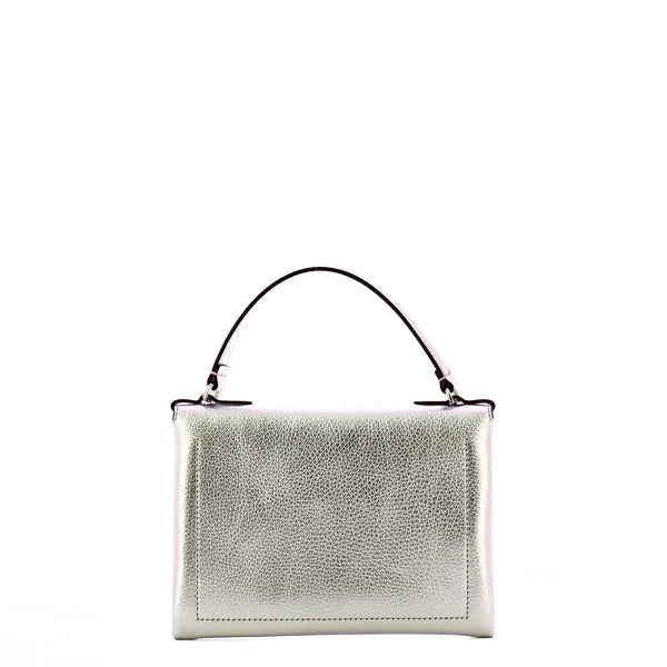 Coccinelle - Arlettis Mignon Silver Pochette MD5190301 | Italystation.com Shop Now at italystation.com