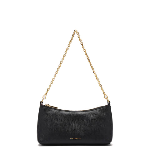 Coccinelle - aura noir minibag - qh0550101 - noir | Italystation.com - Shop Now at italystation.com