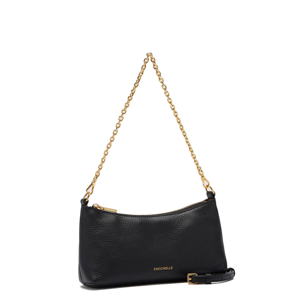 Coccinelle - aura noir minibag - qh0550101 - noir | Italystation.com - Shop Now at italystation.com