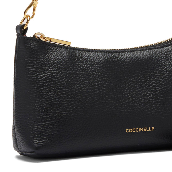 Coccinelle - aura noir minibag - qh0550101 - noir | Italystation.com - Shop Now at italystation.com