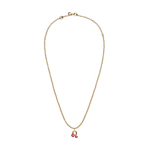 Coccinelle - Leo Gold Marsala Necklace - P4F120201 - GOLD/MARSALA