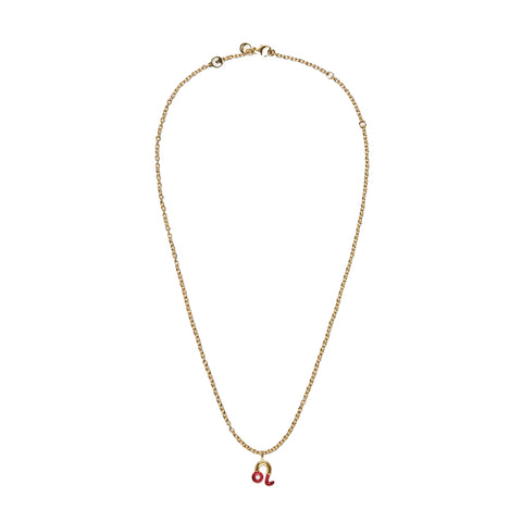 Coccinelle - Leo Gold Marsala Necklace - P4F120201 - GOLD/MARSALA