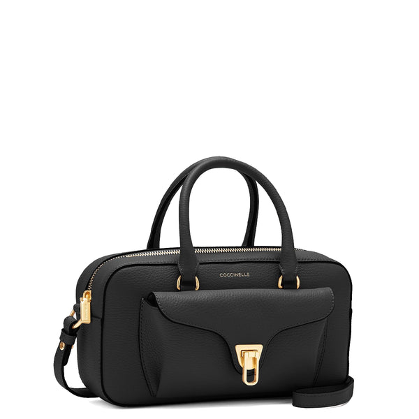 Coccinelle - beat soft medium noir handbag - mf6180401 - no | Italystation.com - Shop Now at italystation.com