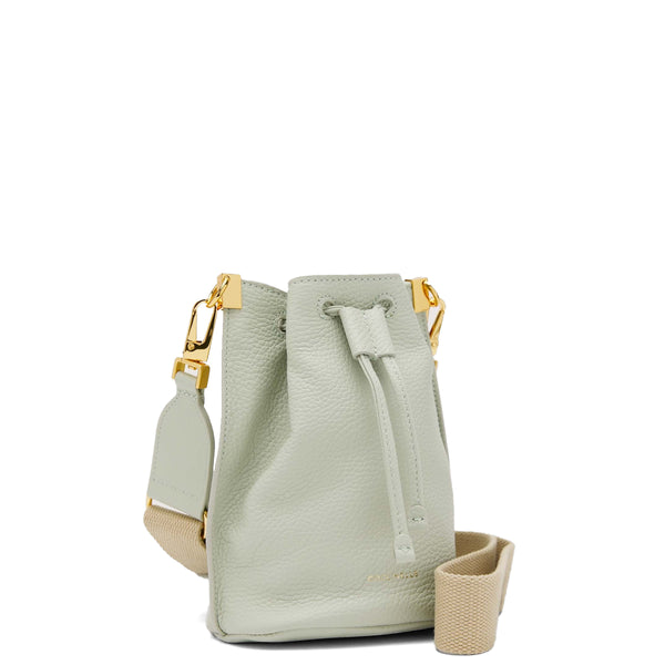 Coccinelle - hyle celadon green bucket bag - ph6630101 - ce | Italystation.com - Shop Now at italystation.com