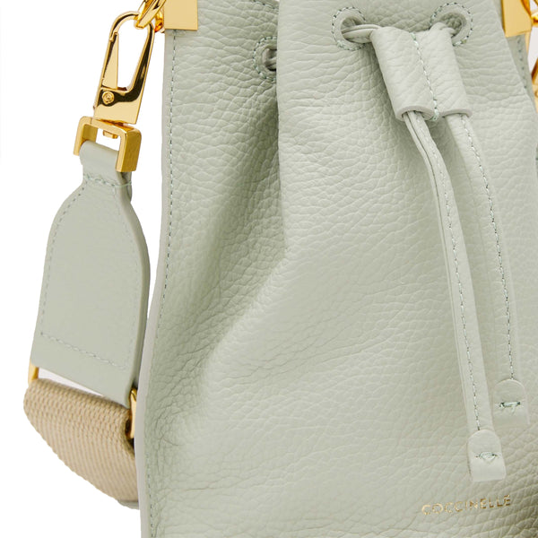 Coccinelle - hyle celadon green bucket bag - ph6630101 - ce | Italystation.com - Shop Now at italystation.com
