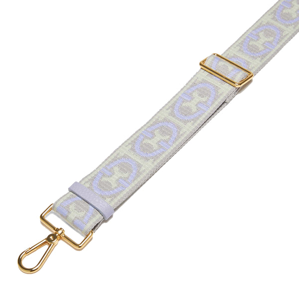 Coccinelle - Monogram Multicolor Celadon Green Light Grey Fabric Shoulder Strap - N24682521 - MUL.CEL.G/LIG.G