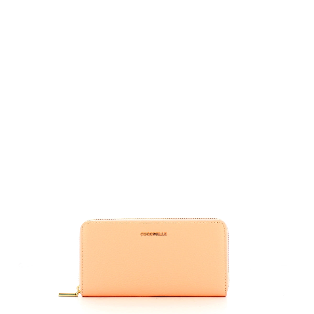 Coccinelle - metallic soft zip around sunrise wallet - mw51 | Italystation.com - Shop Now at italystation.com