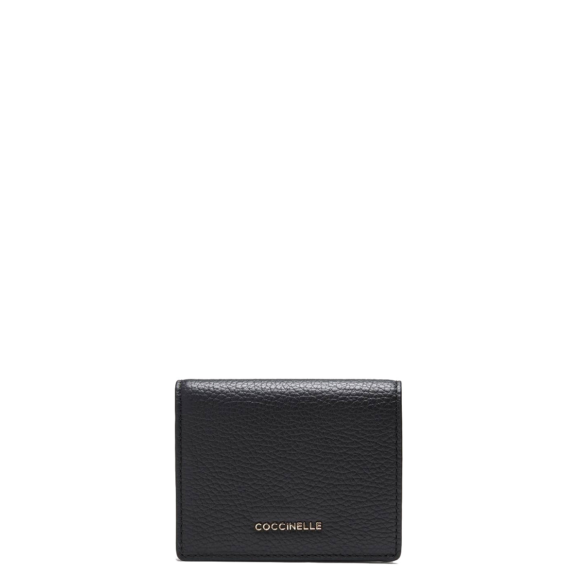 Coccinelle - metallic soft noir small wallet - mw511d301 -  | Italystation.com - Shop Now at italystation.com
