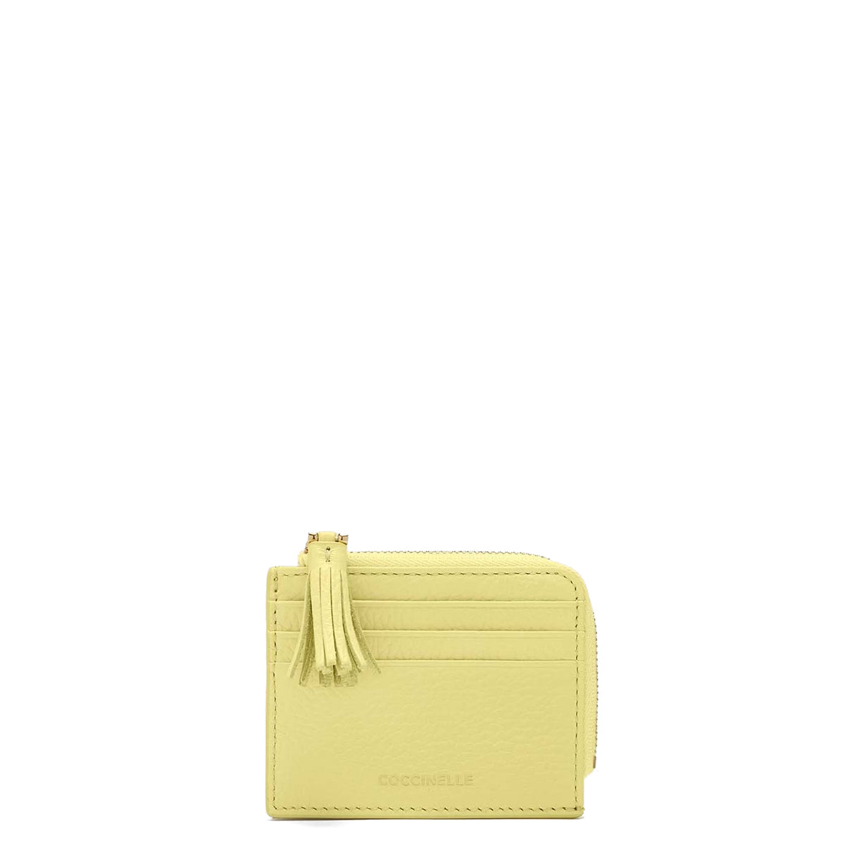 Coccinelle - Card Holder with Tassel Lime Wash - MU0128901 - LIME/WASH