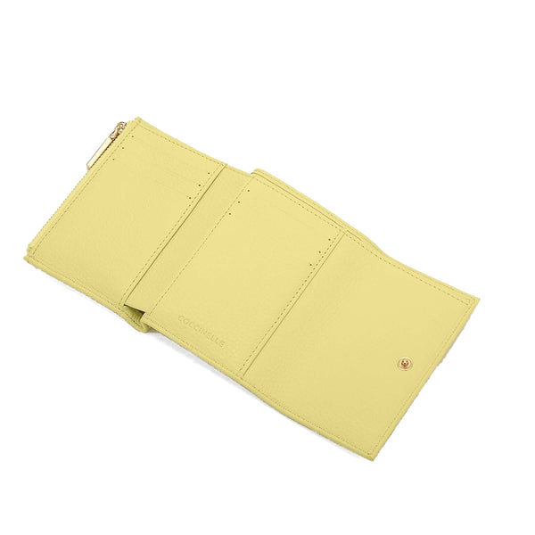 Coccinelle - Metallic Soft Lime Wash Small Wallet - MW5111001 - LIME/WASH