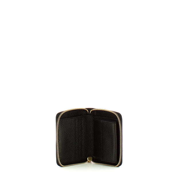 Coccinelle - Metallic Soft Zip Around Noir Small Wallet - MW511A201 - NOIR