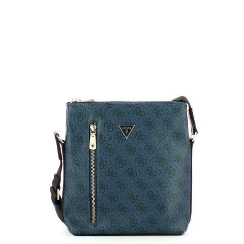 Guess - Vezzola branded Blue Crossbody Bag - HMEVZLP3299 - BLUE