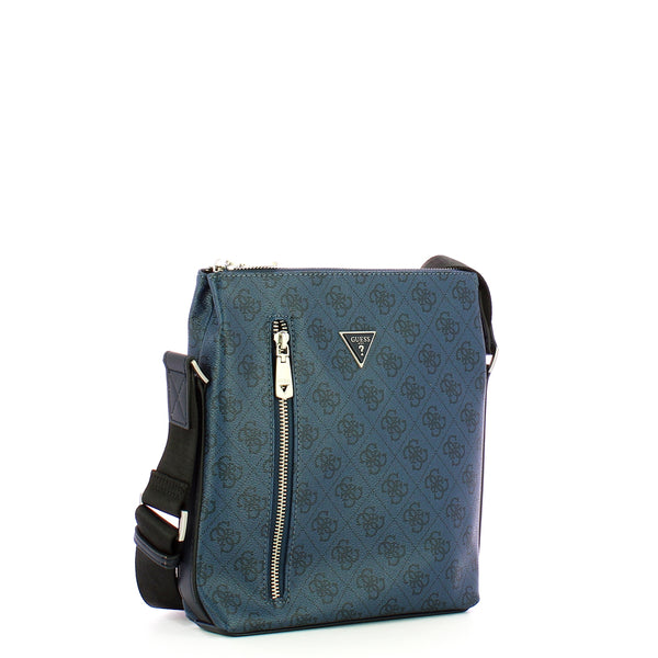 Guess - Vezzola branded Blue Crossbody Bag - HMEVZLP3299 - BLUE