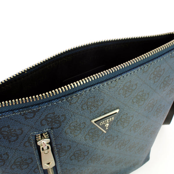 Guess - Vezzola branded Blue Crossbody Bag - HMEVZLP3299 - BLUE