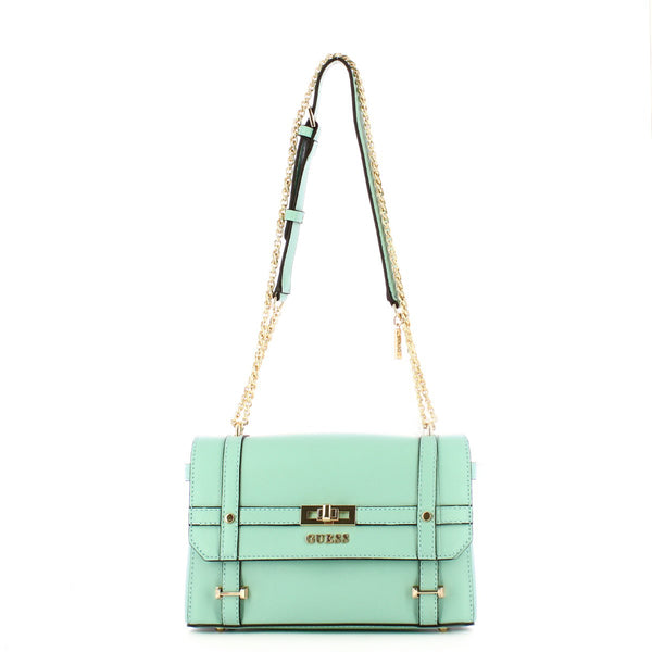 Guess - Emilee Turquoise Shoulder Bag - HWBG8862210 - TURQUOISE