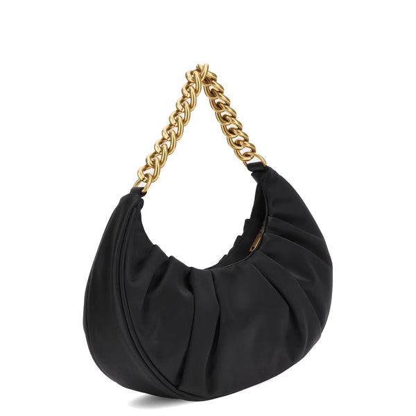 Guess - tori black satin shoulder bag - hweb6856120 - black | Italystation.com - Shop Now at italystation.com