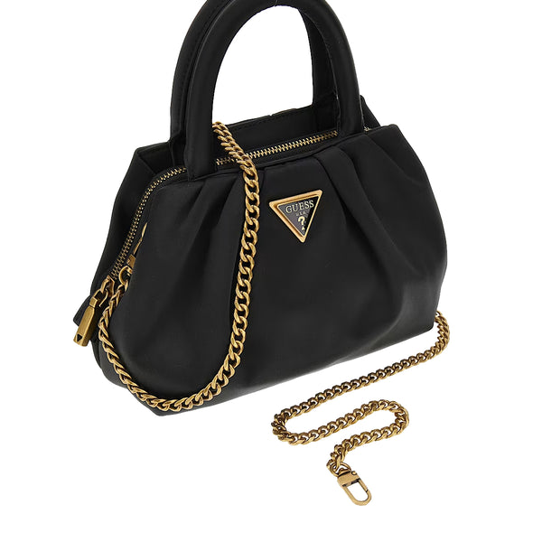 Guess - tori black satin mini handbag - hweb6856760 - black | Italystation.com