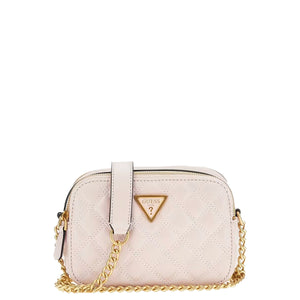Guess - giully quilted light rose camera bag - hwqa8748140 - lig | Italystation.com - Shop Now at italystation.com