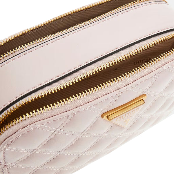 Guess - giully quilted light rose camera bag - hwqa8748140 - lig | Italystation.com - Shop Now at italystation.com