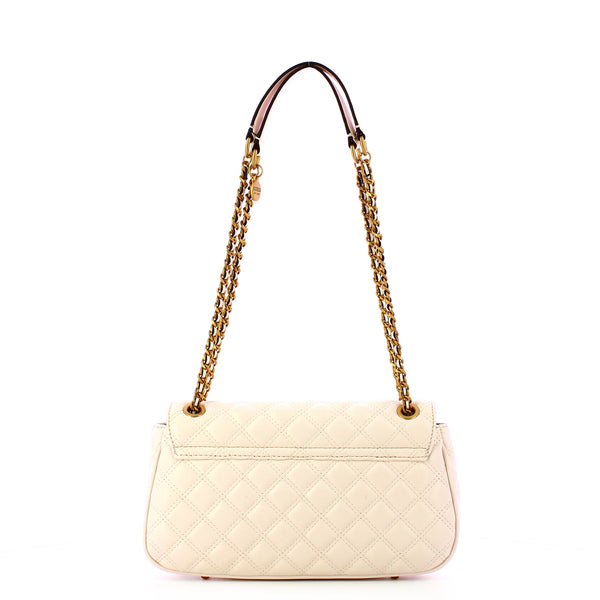 Guess - giully quilted ivory shoulder bag - hwqa8748210 - ivory | Italystation.com - Shop Now at italystation.com