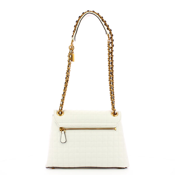 Guess - tia white shoulder bag - hwqa9187210 - white | Italystation.com - Shop Now at italystation.com