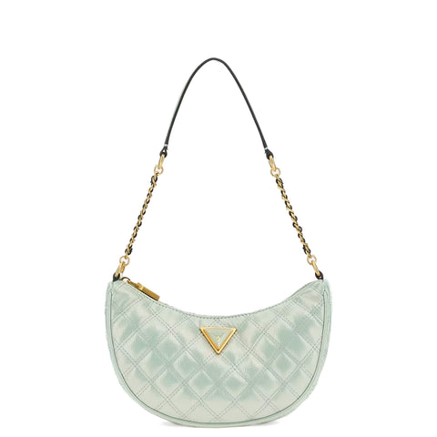 Guess - giully quilted mint shoulder bag - hwqi8748120 - mint | Italystation.com - Shop Now at italystation.com