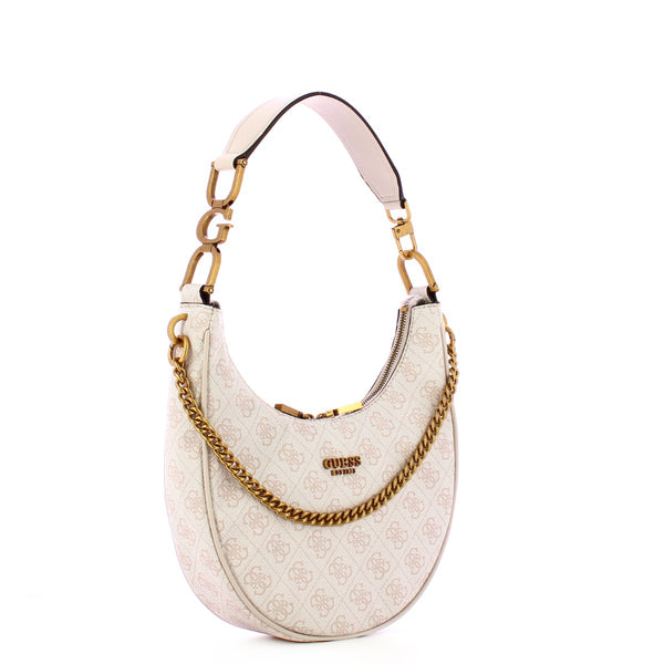 Guess - dagan dove logo hobo bag - hwsb9202010 - dove/logo | Italystation.com - Shop Now at italystation.com