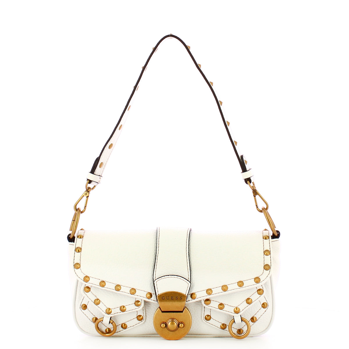 Guess - sardinia vintage white shoulder bag - hwvb9008190 - whit | Italystation.com - Shop Now at italystation.com