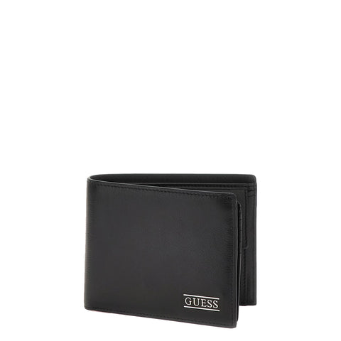 Guess - New Boston Black Wallet with document holder - SMNEBRLEA24 - BLACK