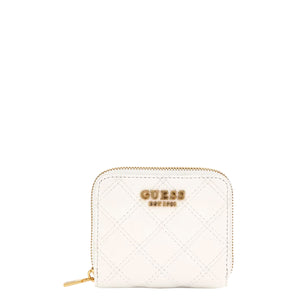 Guess - Giully Zip Around Ivory quilted Small Wallet - SWQA8748370 - IVORY