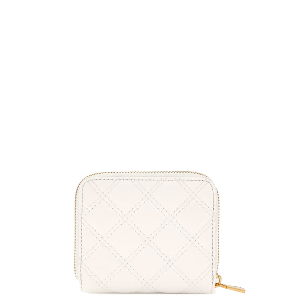 Guess - Giully Zip Around Ivory quilted Small Wallet - SWQA8748370 - IVORY