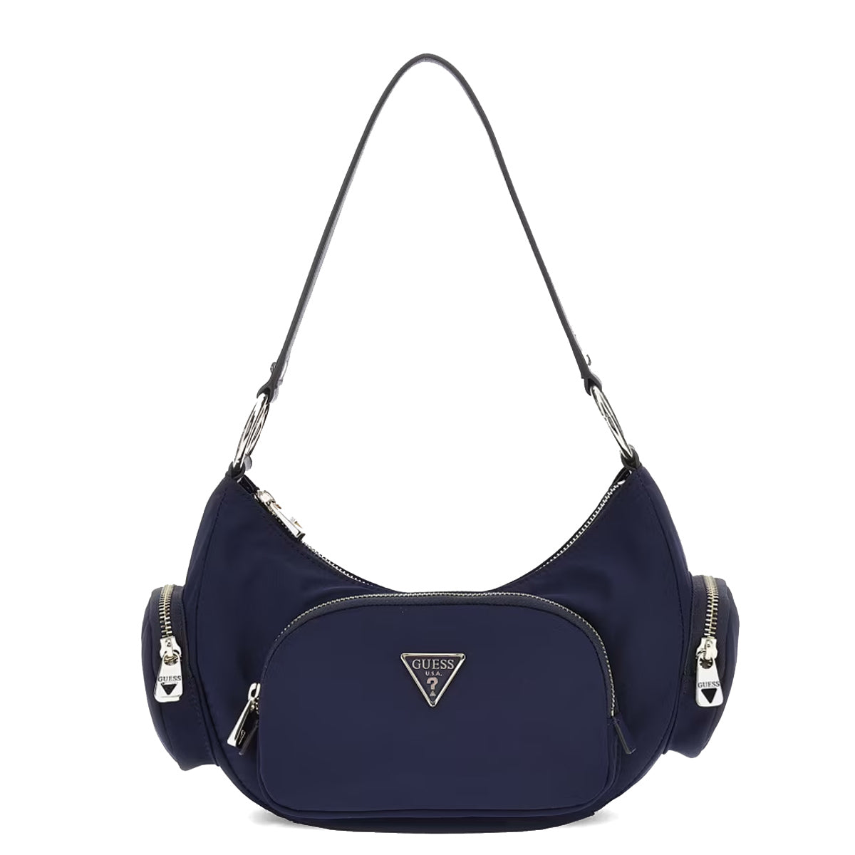 Guess - eco gemma navy shoulder bag - hweyg839517 - navy | Italystation.com - Shop Now at italystation.com