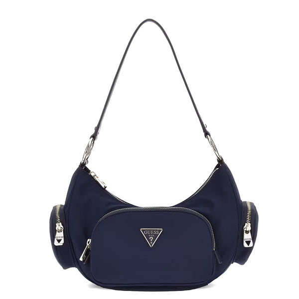 Guess - eco gemma navy shoulder bag - hweyg839517 - navy | Italystation.com - Shop Now at italystation.com