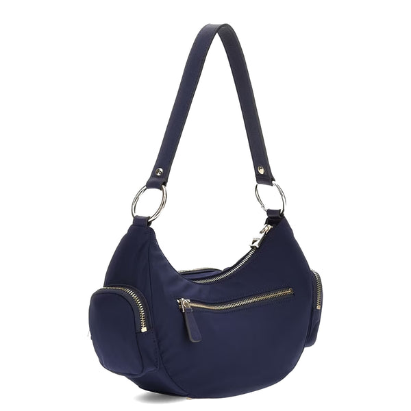 Guess - eco gemma navy shoulder bag - hweyg839517 - navy | Italystation.com - Shop Now at italystation.com