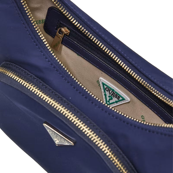 Guess - eco gemma navy shoulder bag - hweyg839517 - navy | Italystation.com - Shop Now at italystation.com