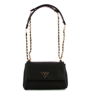 Guess - etel black shoulder bag - hwwg9219210 - black | Italystation.com - Shop Now at italystation.com